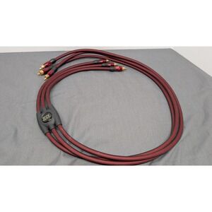 Monster Cable THX Certified Component Video Cable 3 RCA Red Braided Gold Plated